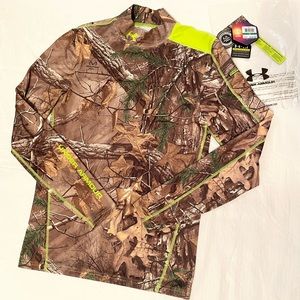 Under Armour Men's ColdGear Infrared Scent Control Base Layer Top Size L